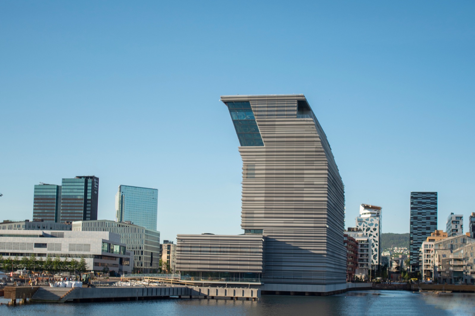 Das neue Munch-Museum (Lambda) im Stadtteil Bjørvika