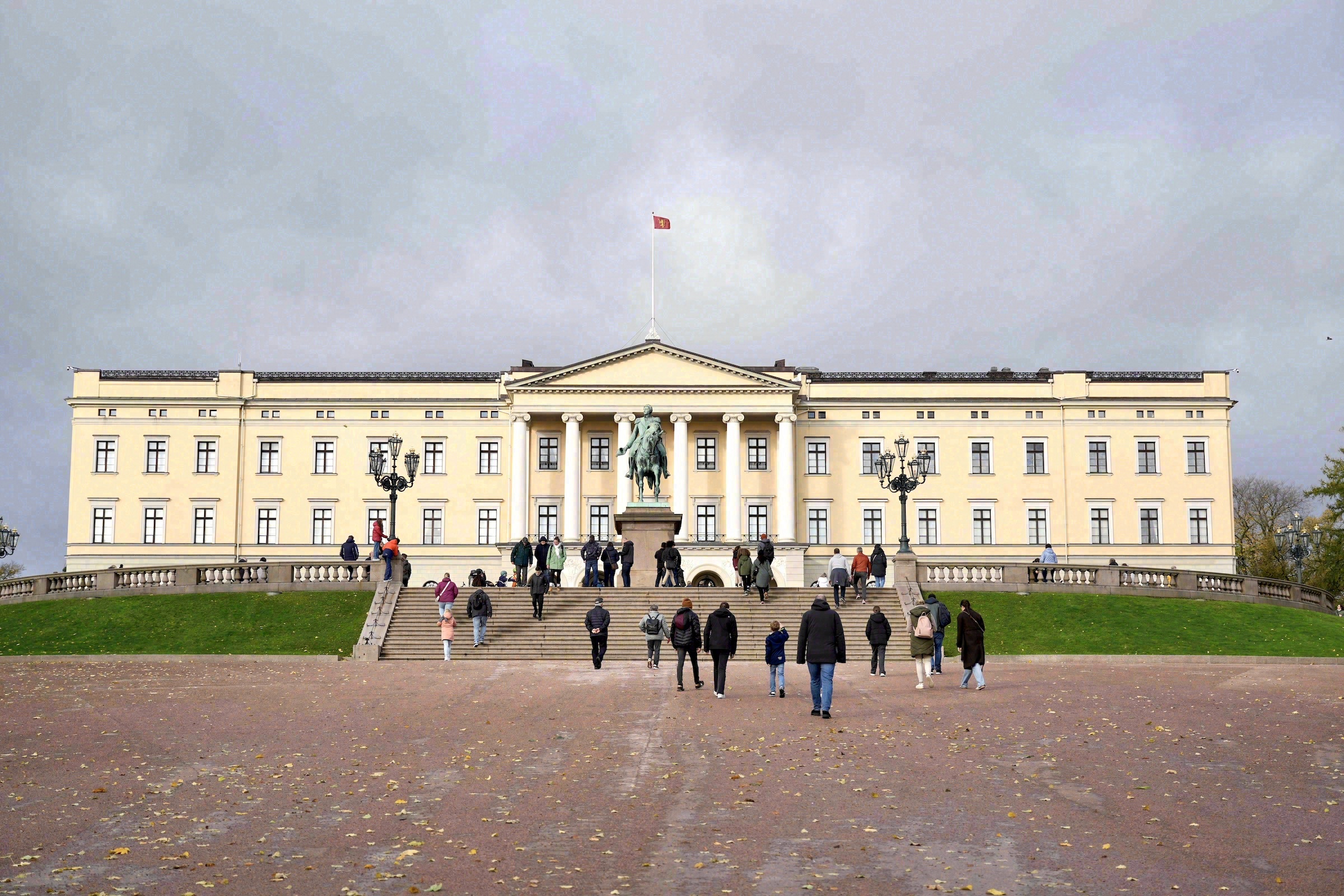 Das Königliche Schloss in Oslo